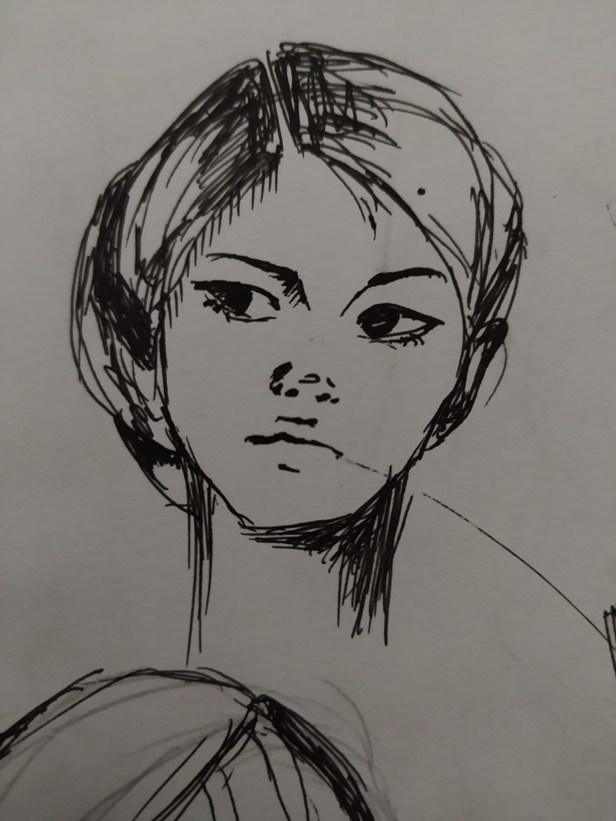 drawing of a girl